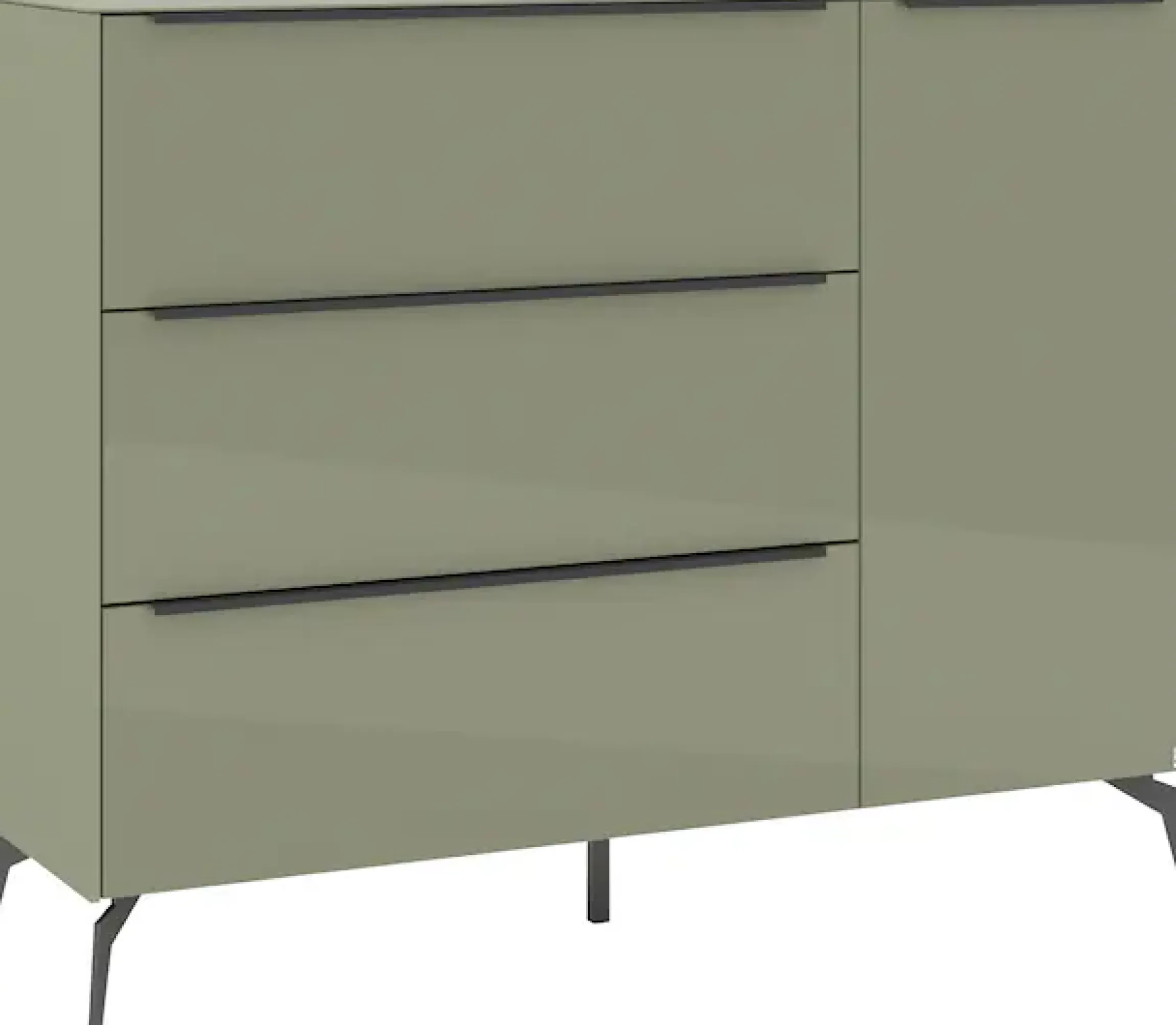 set one by Musterring Sideboard »Reno« 1 Stk. tlg. Mit Winkelfuß in diversen Farben, 109 cm Höhe & Farbauswahl