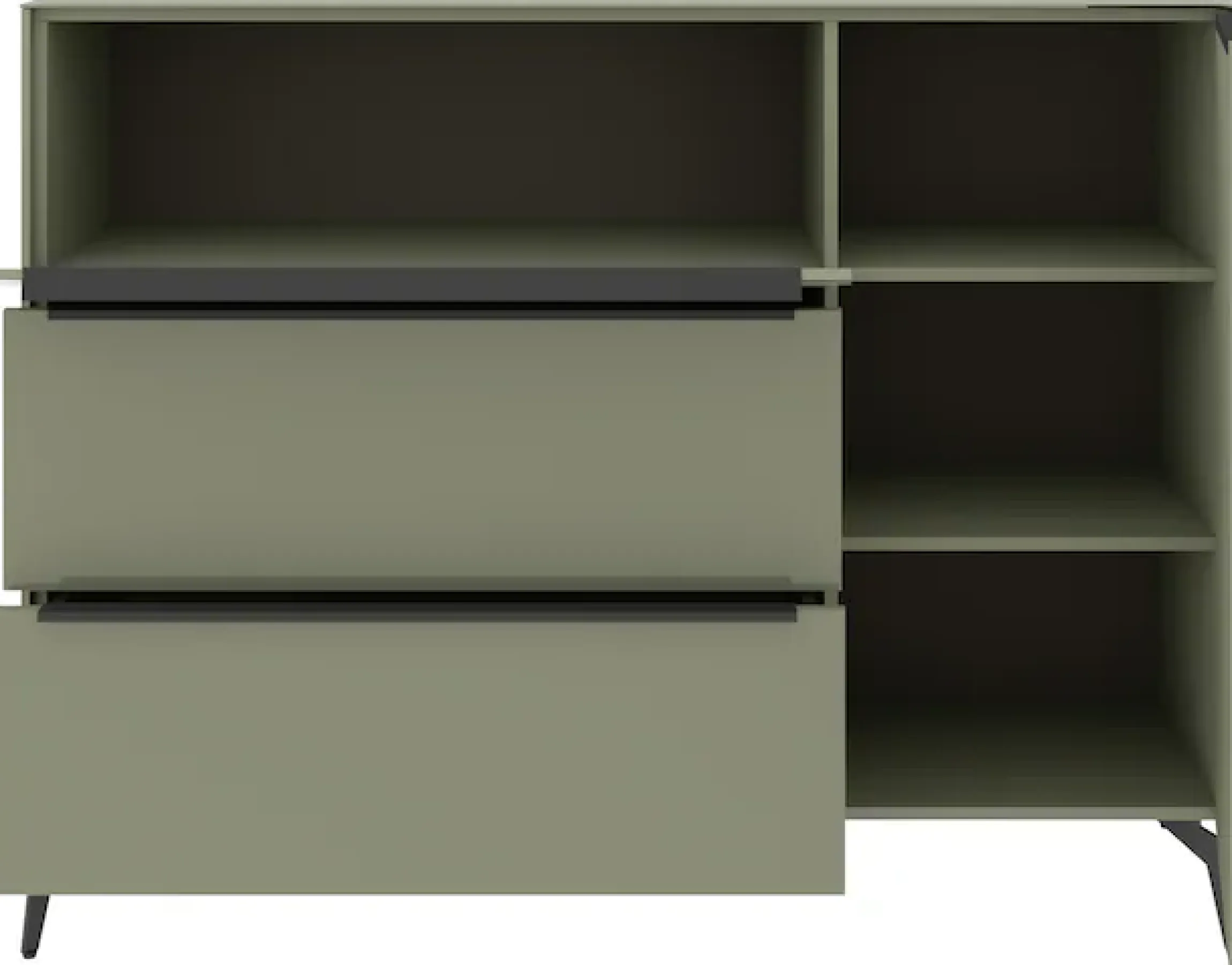 set one by Musterring Sideboard »Reno« 1 Stk. tlg. Mit Winkelfuß in diversen Farben, 109 cm Höhe & Farbauswahl