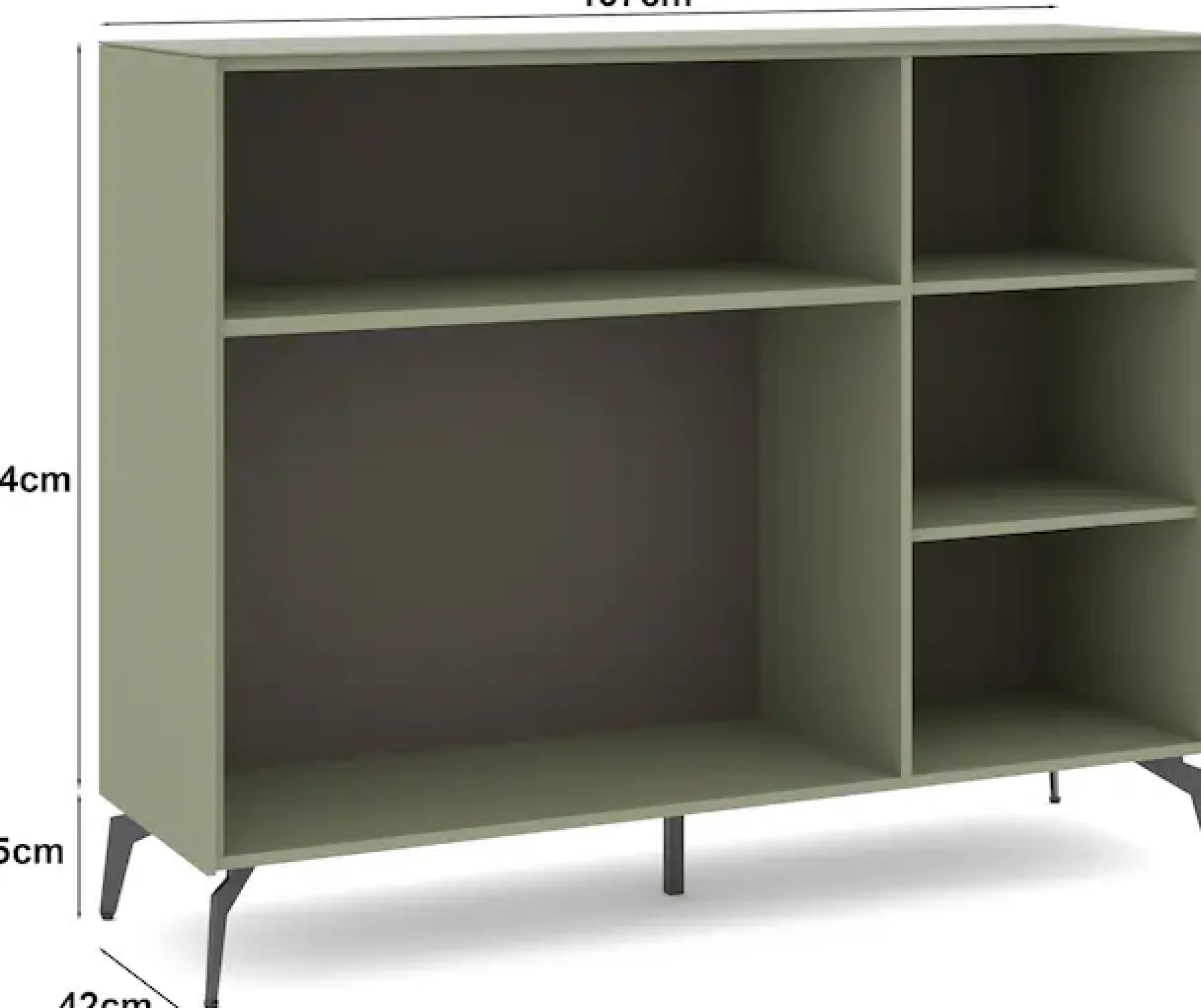 set one by Musterring Sideboard »Reno« 1 Stk. tlg. Mit Winkelfuß in diversen Farben, 109 cm Höhe & Farbauswahl
