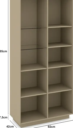 set one by Musterring Standvitrine »Reno« 1 Stk. tlg. Mit Sockel in diversen Farben, 193 cm Höhe & Farbauswahl