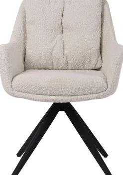 SIT Armlehnstuhl »Bordeaux Bouclé Stoff mit 360° Drehfunktion & Metallgestel« () Flexible Drehfunktion & Öko-Tex Bouclé-Bezug für Komfort