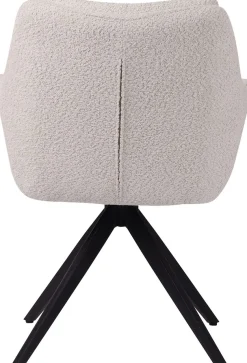 SIT Armlehnstuhl »Bordeaux Bouclé Stoff mit 360° Drehfunktion & Metallgestel« () Flexible Drehfunktion & Öko-Tex Bouclé-Bezug für Komfort