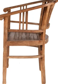 SIT Armlehnstuhl »4‑Fuß‑Armlehnstuhl aus recyceltem Teakholz« () aus recyceltem Teak-Altholz