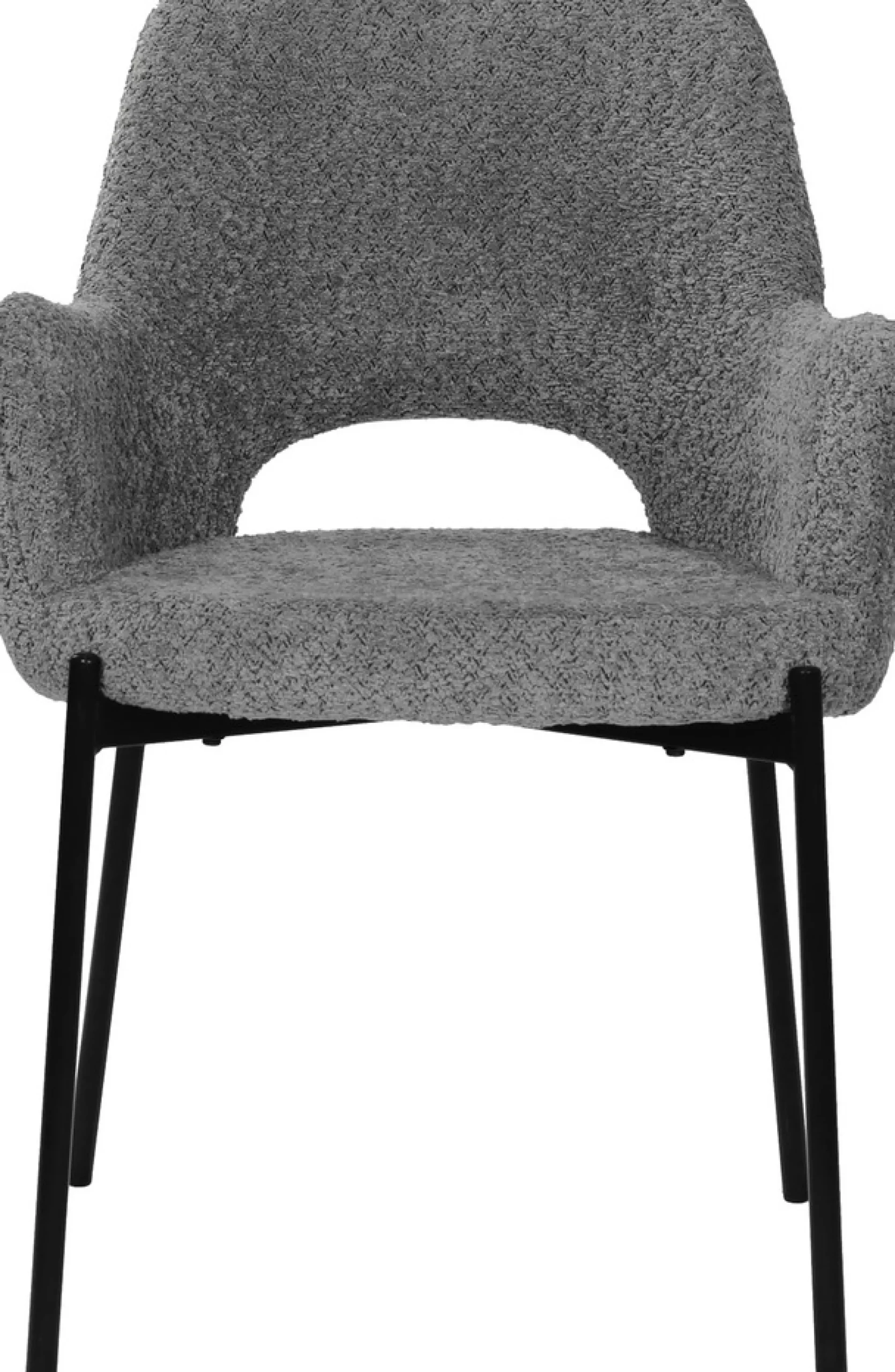 SIT Armlehnstuhl »Kiew 2er-Set Bouclé Esszimmerstühle mit Rücken Cut-Out« (Set) 2 Stk.Öko-Tex Bouclé-Bezug & modernes Rücken Cut-Out Design