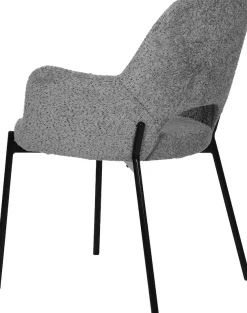 SIT Armlehnstuhl »Kiew 2er-Set Bouclé Esszimmerstühle mit Rücken Cut-Out« (Set) 2 Stk.Öko-Tex Bouclé-Bezug & modernes Rücken Cut-Out Design