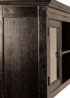 SIT Aufsatzschrank »Fès aus Akazie massiv mit 2 Glastüren & 2 Fächern«