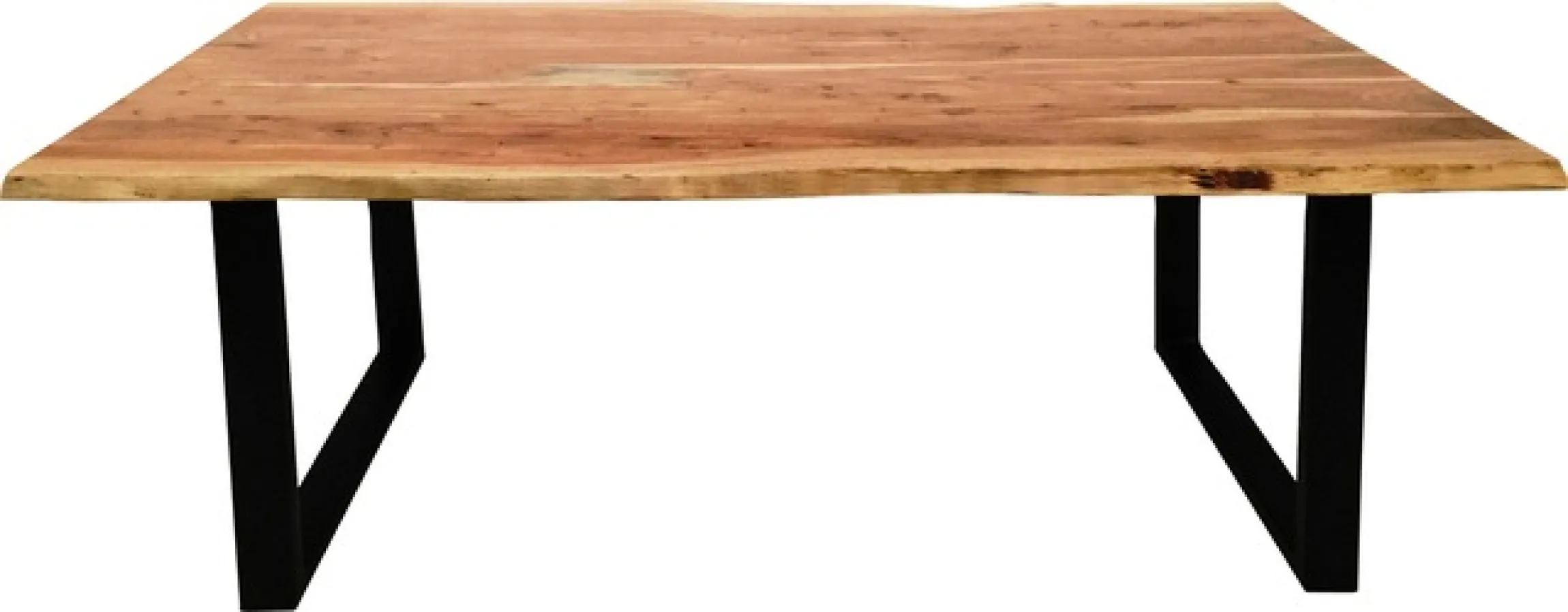 SIT Baumkantentisch »Dijon aus Massivholz mit Baumkante & trendigem Kufengestell« 56 mm starke Tischplatte mit Baumkante wie gewachsen