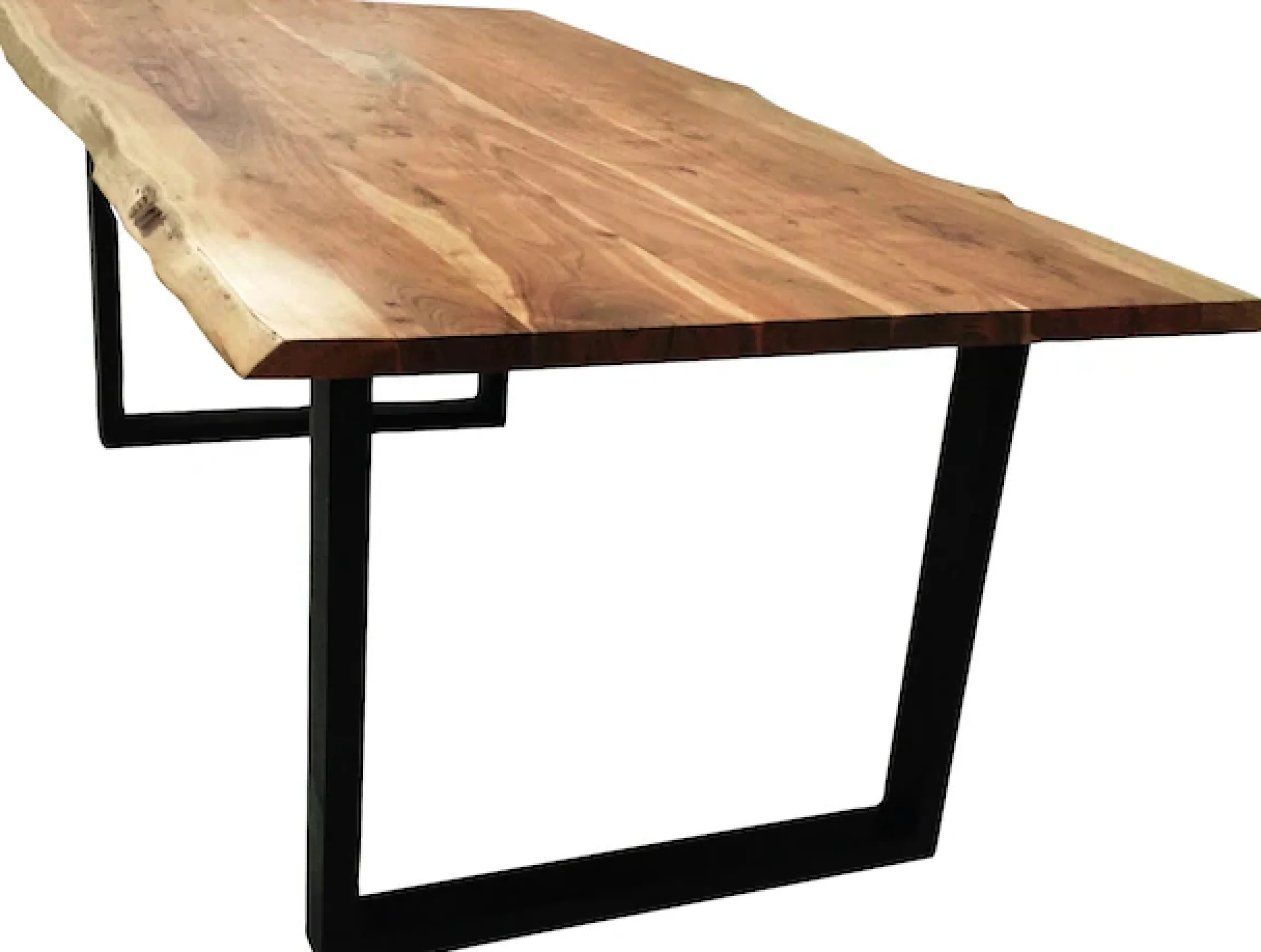 SIT Baumkantentisch »Dijon aus Massivholz mit Baumkante & trendigem Kufengestell« 56 mm starke Tischplatte mit Baumkante wie gewachsen