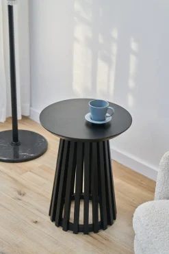 SIT Beistelltisch »Madrid Beistelltisch & Hocker 2-in-1 mit Schweizer Kante« 2-in-1 Funktion & elegante Tischplatte mit Schweizer Kante
