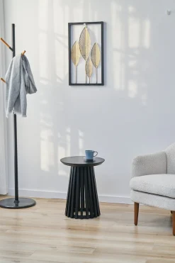 SIT Beistelltisch »Madrid Beistelltisch & Hocker 2-in-1 mit Schweizer Kante« 2-in-1 Funktion & elegante Tischplatte mit Schweizer Kante