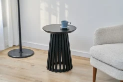 SIT Beistelltisch »Madrid Beistelltisch & Hocker 2-in-1 mit Schweizer Kante« 2-in-1 Funktion & elegante Tischplatte mit Schweizer Kante