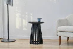 SIT Beistelltisch »Madrid Beistelltisch & Hocker 2-in-1 mit Schweizer Kante« 2-in-1 Funktion & elegante Tischplatte mit Schweizer Kante