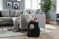 SIT Beistelltisch »Nairobi aus Mango massiv mit offenem Fach« 1 Stk. tlg. Extravagante Form mit offenem Fach aus Mango massiv
