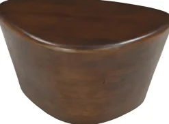 SIT Beistelltisch »Tel Aviv aus Mango massiv mit dreieckiger Tischplatte« 1 Stk. tlg. Geometrisches Design mit dreieckiger Massivholz-Tischplatte