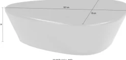SIT Couchtisch »Venedig aus Mango massiv mit dreieckiger Tischplatte« 1 Stk. tlg. Geometrisches Design mit großer dreieckiger Massivholzplatte