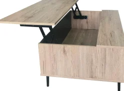 SIT Couchtisch »Wohnzimmertisch Mailbox – Scandi‑Low Couch‑Tisch MDF mit Metallbeinen« MDF‑Couchtisch mit glatter Dekorfolie & stabilem Metallgestell