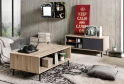 SIT Couchtisch »Wohnzimmertisch Mailbox – Scandi‑Low Couch‑Tisch MDF mit Metallbeinen« MDF‑Couchtisch mit glatter Dekorfolie & stabilem Metallgestell