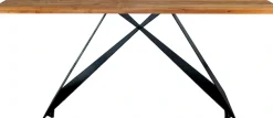 SIT Esstisch »Chur aus Teak mit 50-mm-Platte & Sonnendesign & Cross-Base-Gestell« 1 Stk. tlg. 50-mm-Teakplatte mit außergewöhnlichem Sonnendesign