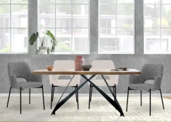 SIT Esstisch »Conwy aus Akazie massiv mit Baumkante & Cross-Base-Gestell« 1 Stk. tlg. 56 mm starke Akazienplatte mit natürlich gewachsener Baumkante