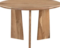 SIT Esstisch »Kyoto aus Akazie Ø120 cm mit asymmetrischem Holzgestell« 1 Stk. tlg. 4 cm starke Akazienplatte mit abgerundeten Kanten & Naturmaserung