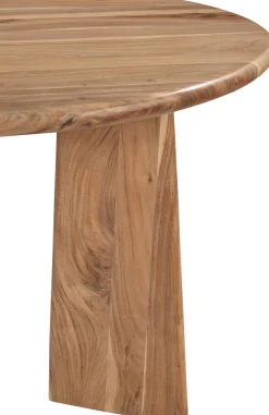 SIT Esstisch »Kyoto aus Akazie Ø120 cm mit asymmetrischem Holzgestell« 1 Stk. tlg. 4 cm starke Akazienplatte mit abgerundeten Kanten & Naturmaserung