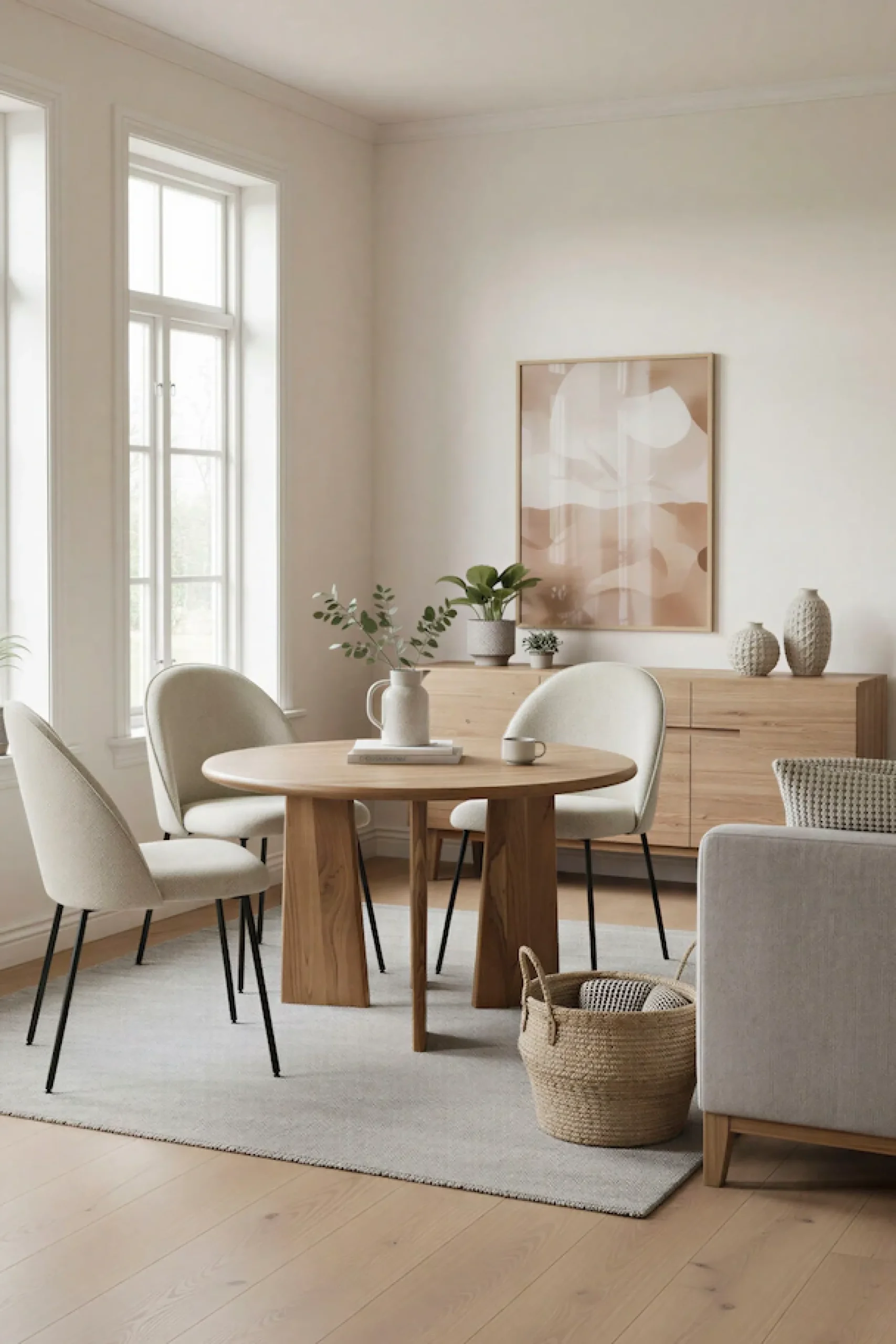 SIT Esstisch »Kyoto aus Akazie Ø120 cm mit asymmetrischem Holzgestell« 1 Stk. tlg. 4 cm starke Akazienplatte mit abgerundeten Kanten & Naturmaserung
