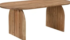 SIT Esstisch »Malmö aus Akazie 200x100 cm mit markantem Holzgestell« 1 Stk. tlg. 5 cm starke Akazienplatte mit natürlicher Maserung als Unikat