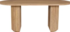 SIT Esstisch »Moderner Esstisch im Ribbed‑Design – Massiver Mangoholz‑Tisch« Massiver Mangoholz‑Esstisch mit eleganter Maserung