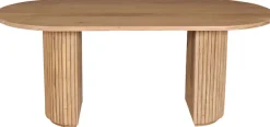 SIT Esstisch »Moderner Esstisch im Ribbed‑Design – Massiver Mangoholz‑Tisch« Massiver Mangoholz‑Esstisch mit eleganter Maserung