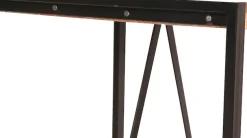 SIT Esstisch »70x70 cm Altholz Massivholz Metall Industrial Design« Quadratischer Esstisch aus Altholz & Metall im Industrial Stil