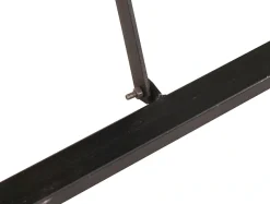 SIT Esstisch »70x70 cm Altholz Massivholz Metall Industrial Design« Quadratischer Esstisch aus Altholz & Metall im Industrial Stil