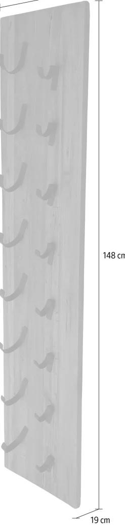 SIT Flaschenregal »Weinregal ROMANTEAKA – Wand-Flaschenregal aus Teakholz & Metall« Wand-Weinregal aus Teakholz & Metall für stilvolle Flaschen