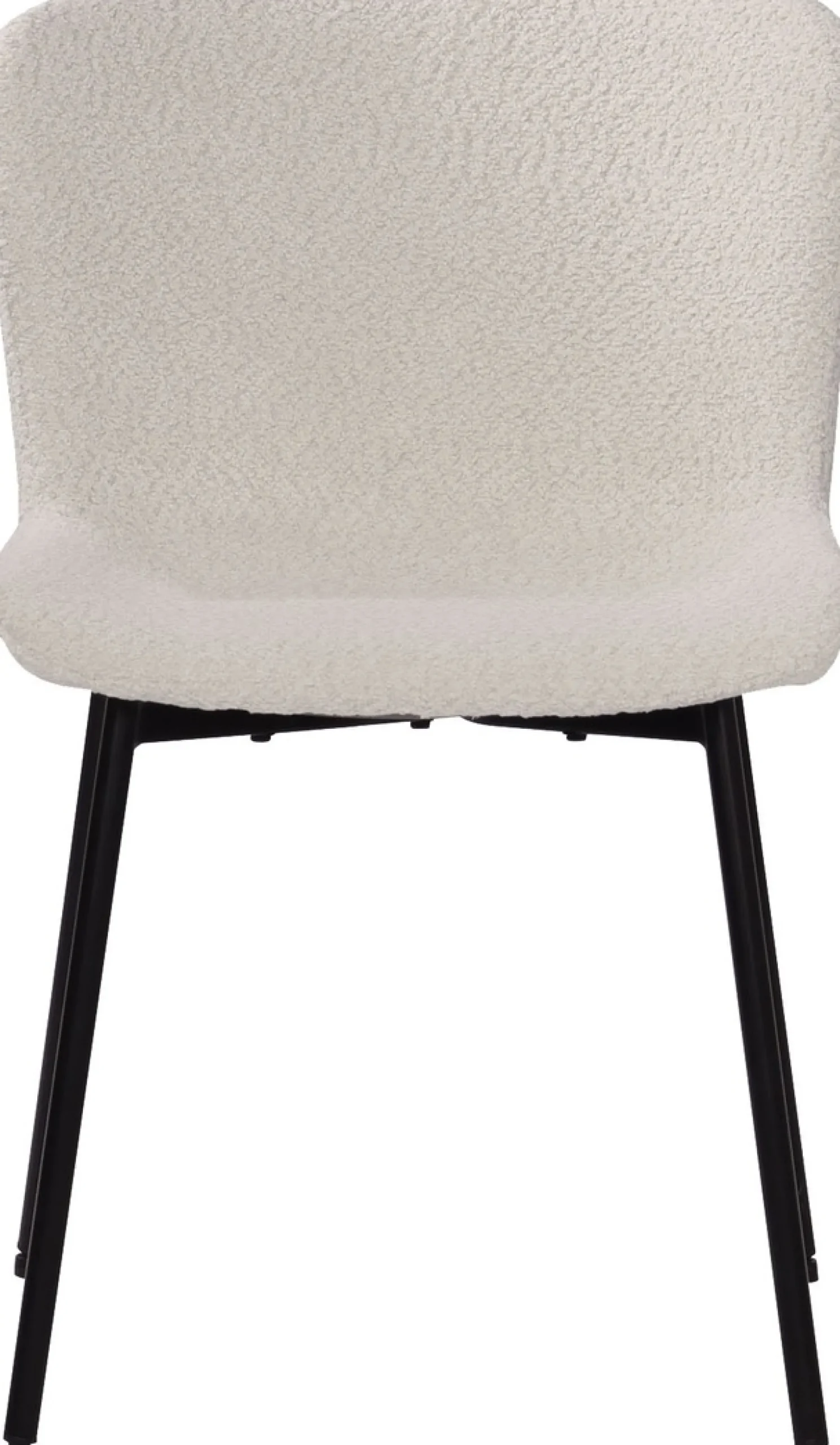 SIT 4-Fußstuhl »Manila 2er-Set Bouclé Esszimmerstühle mit Metallgestell skandinavisch« (Set) 2 Stk.Öko-Tex Bouclé-Bezug & schwarze Metallbeine im Scandi-Look