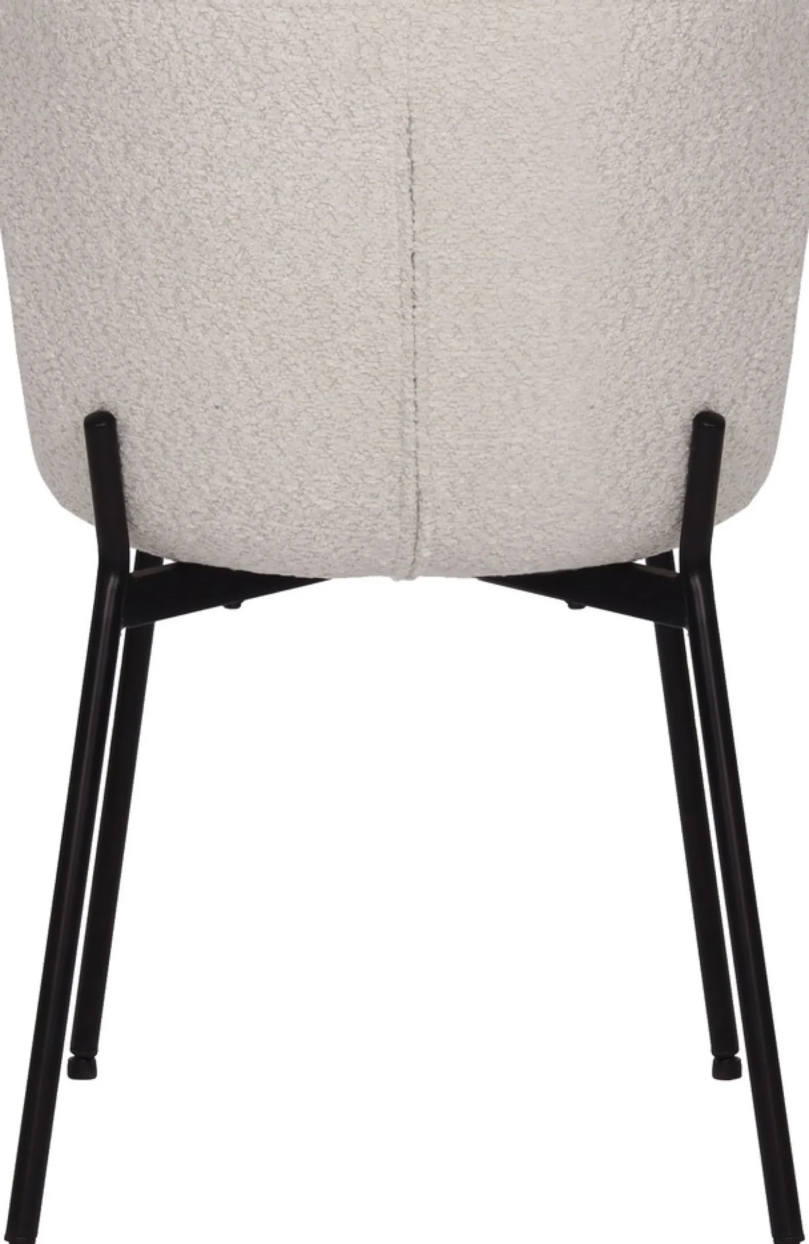 SIT 4-Fußstuhl »Manila 2er-Set Bouclé Esszimmerstühle mit Metallgestell skandinavisch« (Set) 2 Stk.Öko-Tex Bouclé-Bezug & schwarze Metallbeine im Scandi-Look