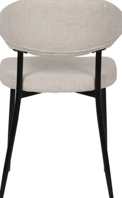 SIT 4-Fußstuhl »Odessa 2er-Set Polsterstühle mit Strukturstoff & Metallgestell« (Set) 2 Stk.Öko-Tex Strukturstoff & ergonomisch gerundete Rückenlehne