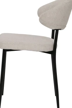 SIT 4-Fußstuhl »Odessa 2er-Set Polsterstühle mit Strukturstoff & Metallgestell« (Set) 2 Stk.Öko-Tex Strukturstoff & ergonomisch gerundete Rückenlehne