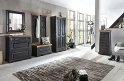 SIT Garderobenpaneel »CORSICA mit 4 Doppelhaken im Vintage-Stil« 8 Aufhängemöglichkeiten durch 4 praktische Doppelhaken