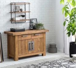 SIT Kommode »Coral Schrank 125 cm aus recyceltem Teakholz« Mit 2 Schubladen und 2 Holztüren für viel Stauraum
