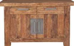 SIT Kommode »Coral Schrank 125 cm aus recyceltem Teakholz« Mit 2 Schubladen und 2 Holztüren für viel Stauraum