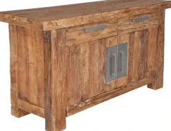 SIT Kommode »Coral Schrank 125 cm aus recyceltem Teakholz« Mit 2 Schubladen und 2 Holztüren für viel Stauraum