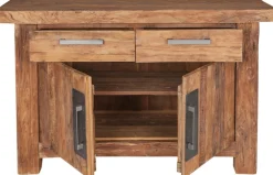 SIT Kommode »Coral Schrank 125 cm aus recyceltem Teakholz« Mit 2 Schubladen und 2 Holztüren für viel Stauraum