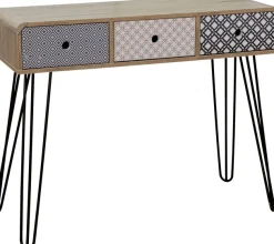SIT Konsolentisch »Konsole– Scandi‑Shabby Chic Beistelltisch mit 3 Schubladen« Trendiger Scandi‑Shabby‑Chic‑Konsolentisch mit 3 Schubladen