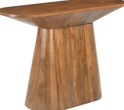 SIT Konsolentisch »Montreal oval aus massivem Mangoholz mit Sockelfuß« Ovale 120-cm-Platte & ovaler Sockelfuß aus massivem Mangoholz