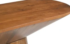 SIT Konsolentisch »Montreal oval aus massivem Mangoholz mit Sockelfuß« Ovale 120-cm-Platte & ovaler Sockelfuß aus massivem Mangoholz