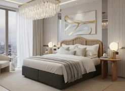 SIT Kopfteil »Rattan Wandmontage Natur Wiener Geflecht Bett Kopfteil« Rattan Kopfteil im Natur Look Wiener Geflecht Wandmontage Design