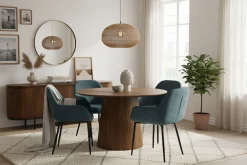 SIT Lowboard »Liverpool aus massivem Mangoholz mit Lamellenfront & 2 Fächern« 1 Stk. tlg. Abgerundete Ecken & zarte Lamellenfront aus massivem Mangoholz