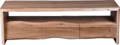 SIT Lowboard »Massives Lowboard aus Akazienholz mit natürlicher Baumkante« massive Akazie, mit Baumkante, Kommode