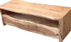 SIT Lowboard »Massives Lowboard aus Akazienholz mit natürlicher Baumkante« massive Akazie, mit Baumkante, Kommode