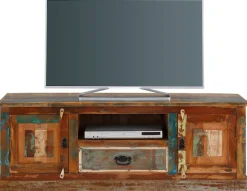 SIT Lowboard »RIVERBOAT TV-Lowboard Altholz mit 2 Türen, Schublade & Kabelloch« Integrierte Kabeldurchführung für ein aufgeräumtes TV-Setup