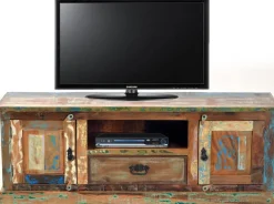 SIT Lowboard »RIVERBOAT TV-Lowboard Altholz mit 2 Türen, Schublade & Kabelloch« Integrierte Kabeldurchführung für ein aufgeräumtes TV-Setup